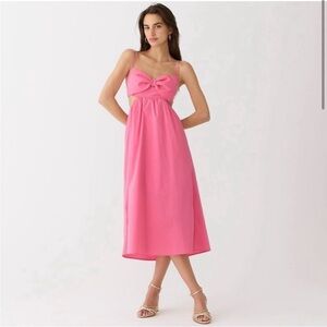 Jcrew Pink Bow Dress